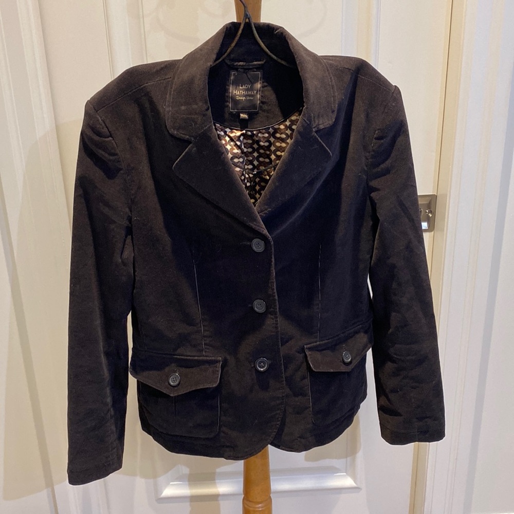 Vintage Lady Hathaway Corduroy Blazer